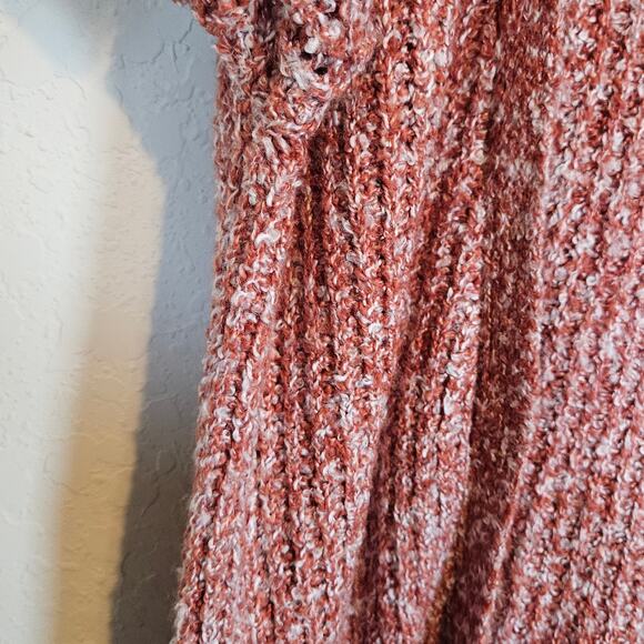 BB Dakota Steve Madden Odetta Open Pocket Cardigan Rust Women's Medium Fall - Picture 5 of 10